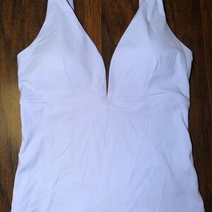 V-Neck Light Lavender Tank Top